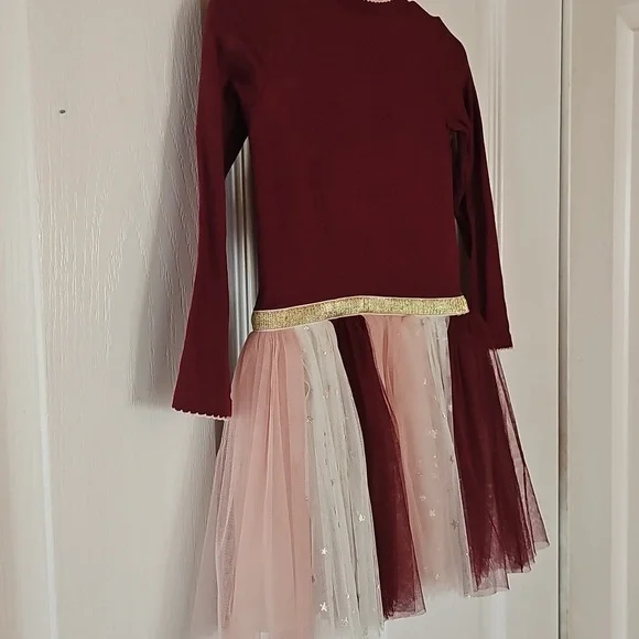 Bonnie Baby Red and Gold Dance Costume - Picture 7 of 9